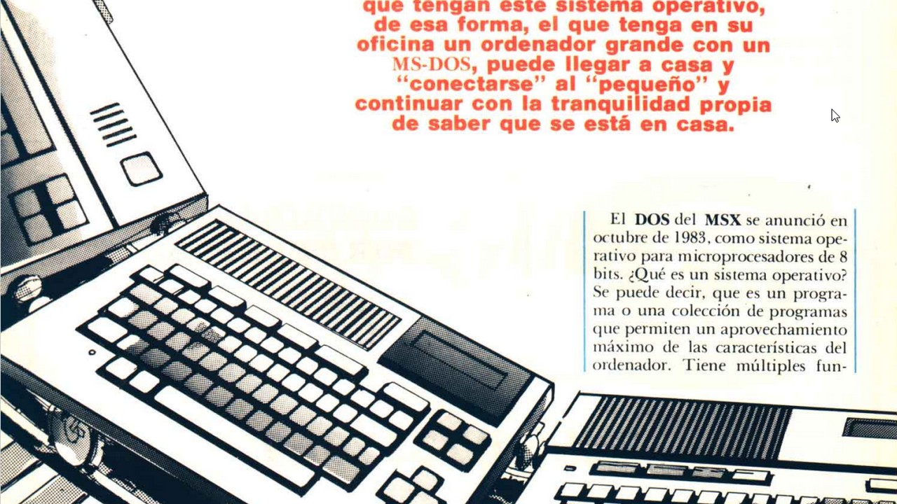 El desconocido sistema operativo MSX-DOS 
