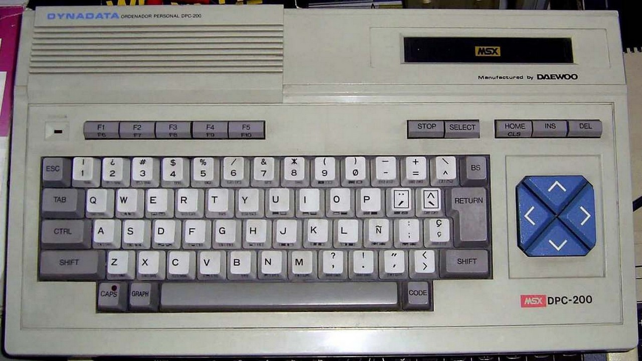 Dynadata DPC-200 MSX, el ordenador académico