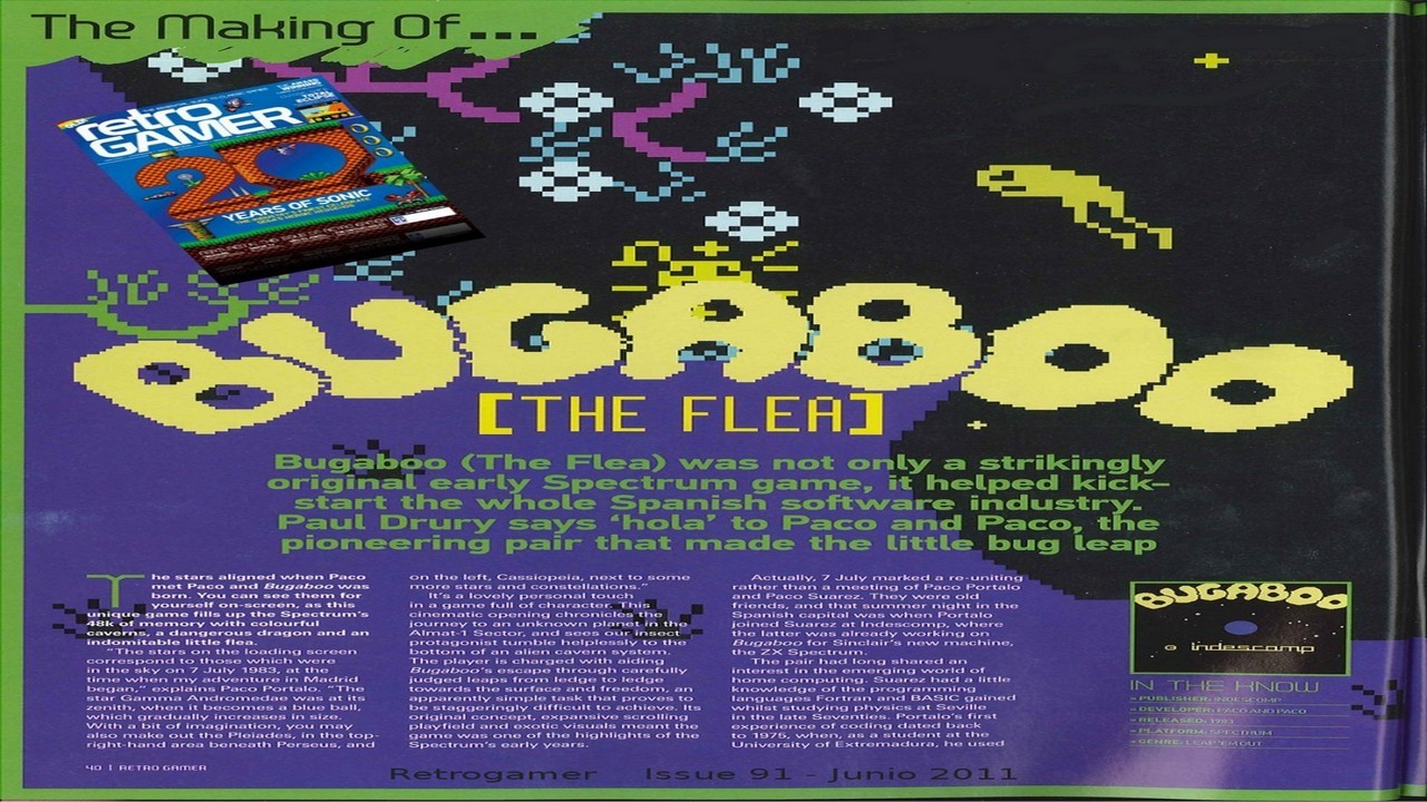 Bugaboo, el primer videojuego español y un hito en la historia d...