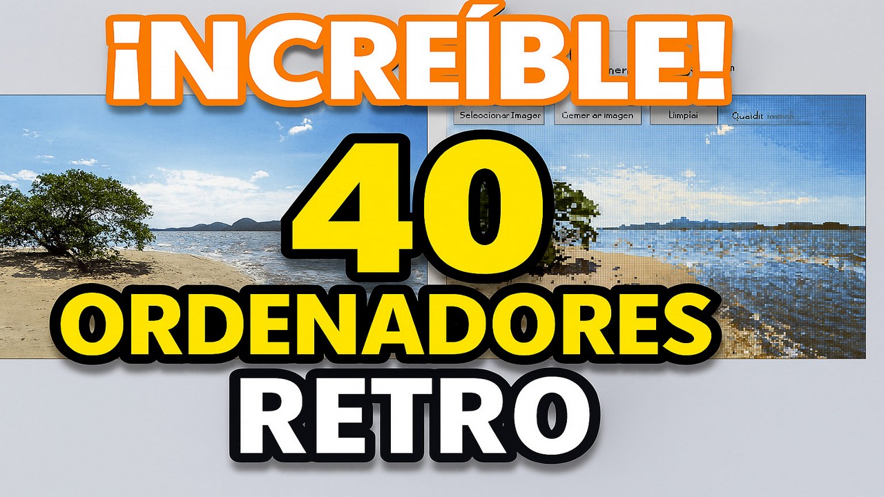 Programando una app retro: convierte imágenes modernas en Pixel Art para 40 ordenadores clásicos